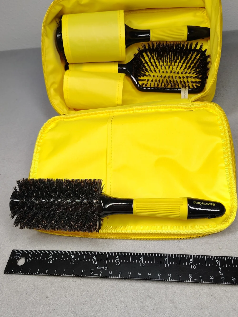 BaByliss PRO Italia Brava Yellow Brush Carrying And Storage Case